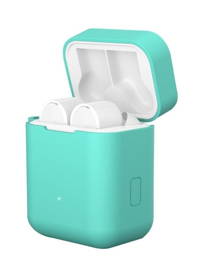 بي جي إم غطاء حماية واقي بتصميم علبة شحن لسماعات الأذن من السيليكون لهاتف شاومي آير أخضر - Image 1