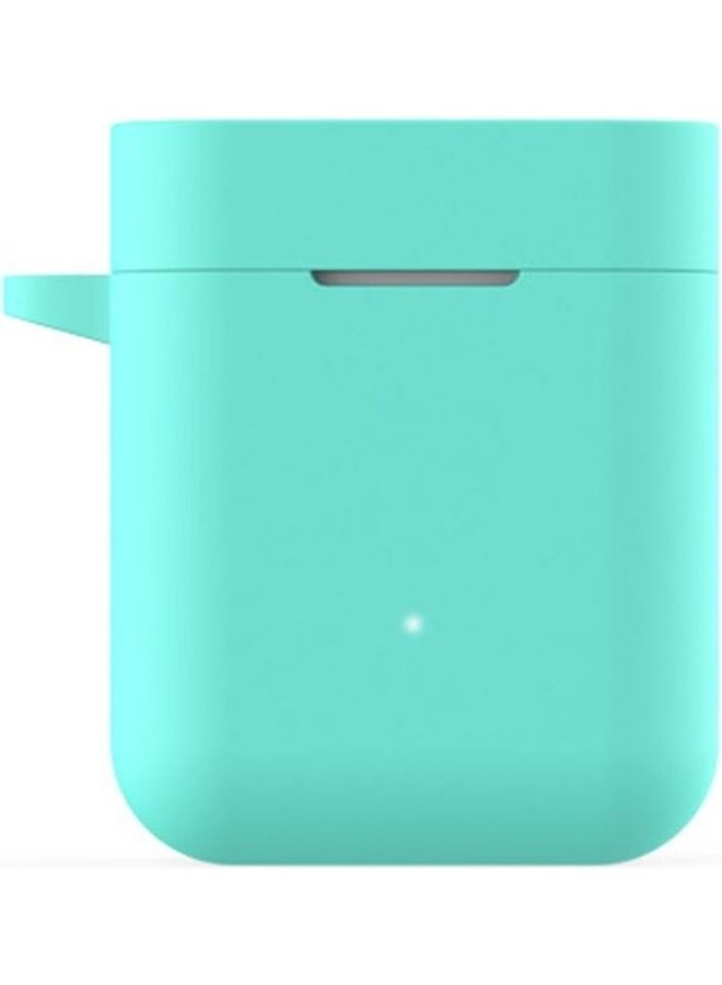 بي جي إم غطاء حماية واقي بتصميم علبة شحن لسماعات الأذن من السيليكون لهاتف شاومي آير أخضر - Image 2