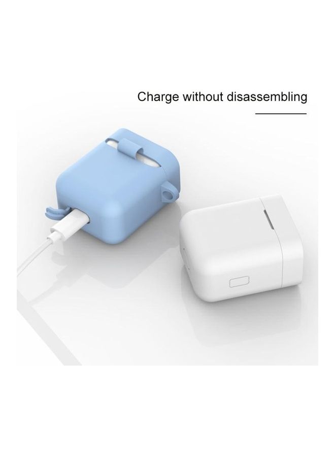 بي جي إم غطاء حماية واقي بتصميم علبة شحن لسماعات الأذن من السيليكون لهاتف شاومي آير أخضر - Image 3