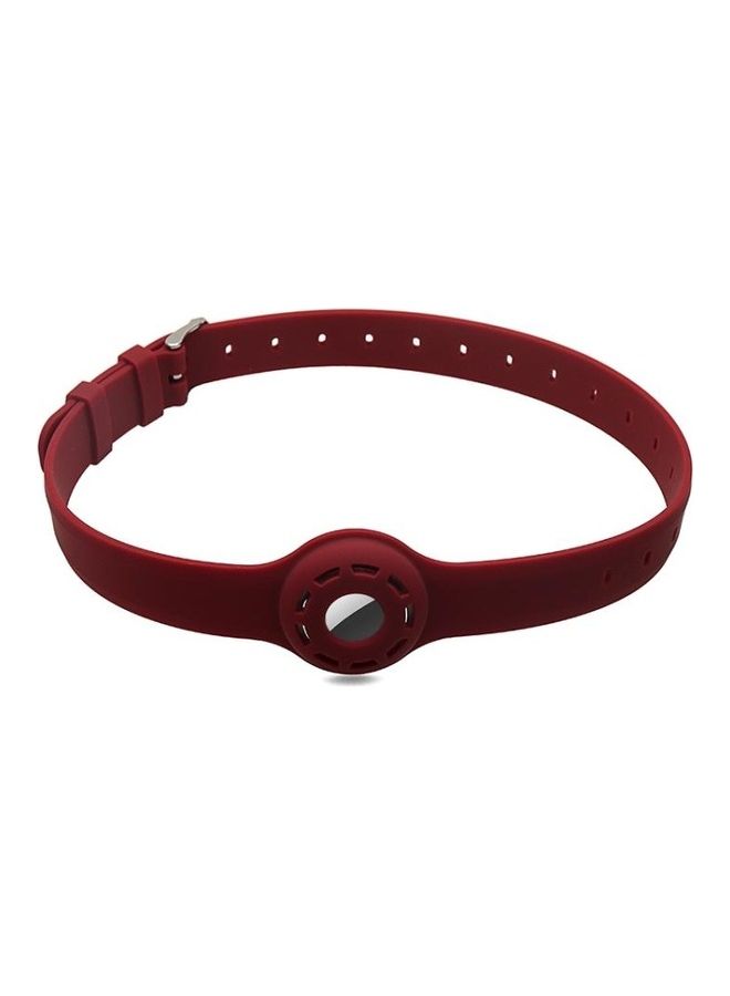 بي جي إم غطاء حماية واق مضاد للخدوش والصدمات مصنوع من السيليكون للحيوانات الأليفة لجهاز أبل آير تاج أحمر - Image 3