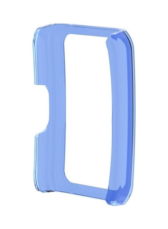 BGM Half Coverage PC Protective Case For Huawei Honor Band 6 Transparent Blue - Image 3
