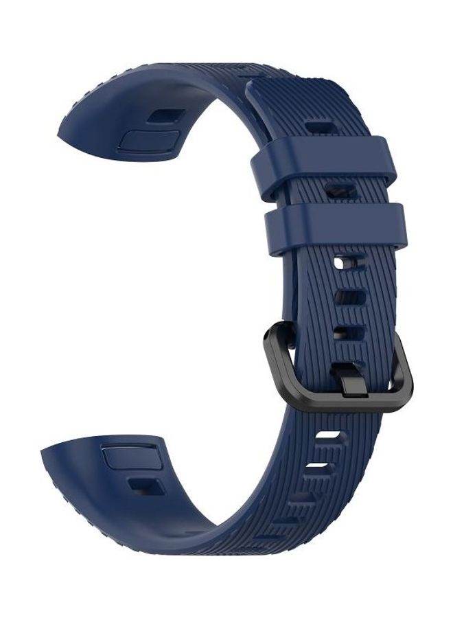 BGM Silicone Strap For Huawei Band 3 and 4 Pro Blue - Image 1