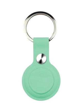 Shockproof Anti-Scratch Silicone Soft Case with Keychain Ring For Apple AirTag Light Green - v1631111432/N50686100A_1