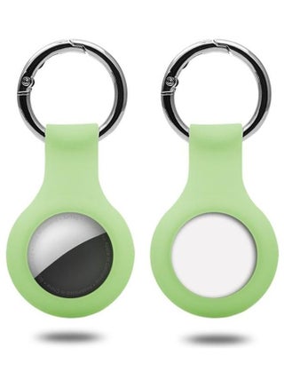 Silicone Case with Keychain Ring for Apple AirTag Light Green - v1631111437/N50686098A_1