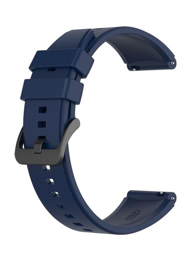 BGM Silicone Replacement Strap Watchband For Huawei Watch GT2 Pro Blue - Image 1