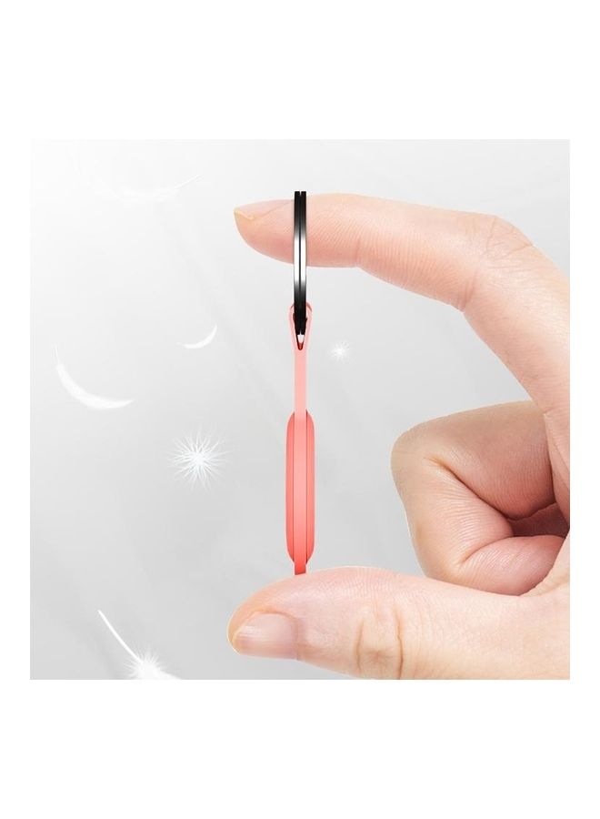 BGM - Mutural Liquid Silicone Protective Case with Key Ring for Apple AirTag Light Pink - Image 1