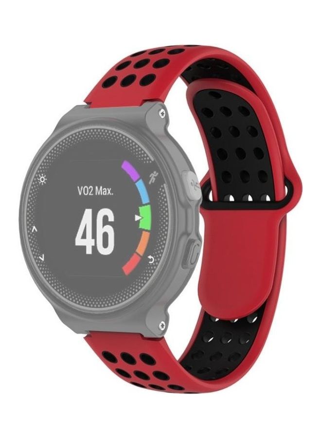 BGM Silicone Strap For Garmin Forerunner 220-230-235-630-620-735 Red  - Image 1