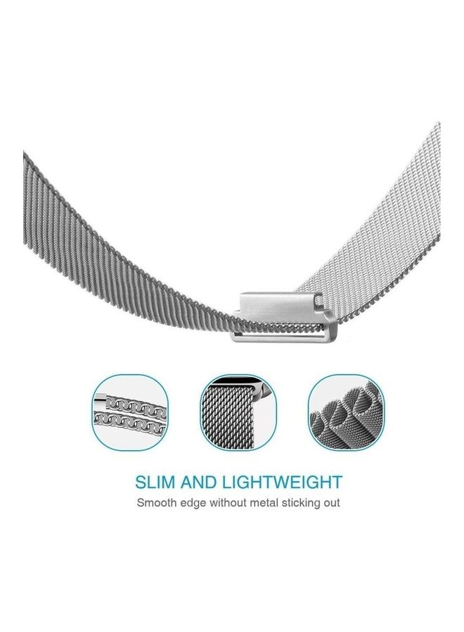 BGM - For Huawei Watch GT2e GT2  Milanese Metal Strap Silver - Image 1