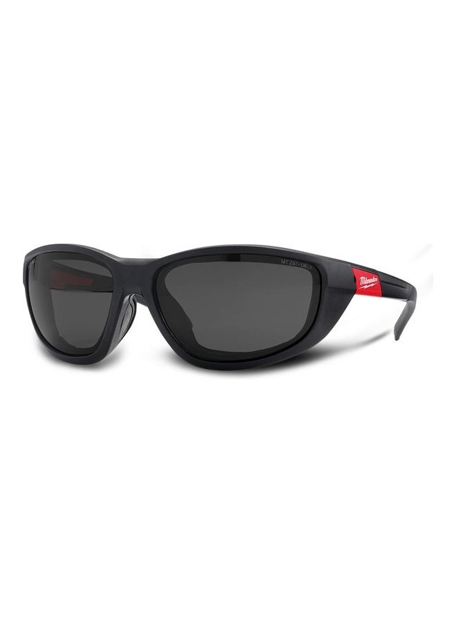 Milwaukee Polarised Premium Safety Glasses Black/Red/Clear 22.5x12.1x4.5cm  - Image 1
