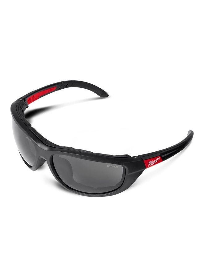 Milwaukee Polarised Premium Safety Glasses Black/Red/Clear 22.5x12.1x4.5cm  - Image 2