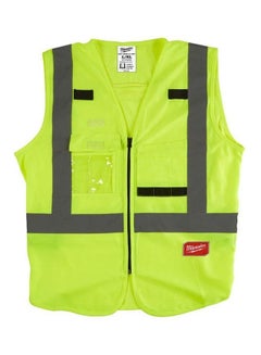 Hi-Visibility Vest Yellow/Grey L/Xl - v1631112735/N50686745A_1