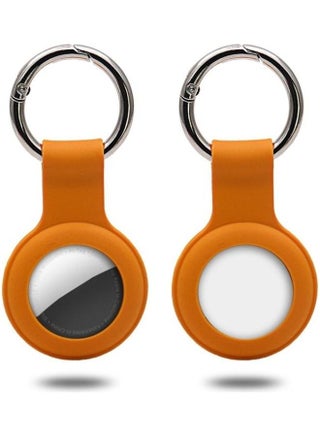 Silicone Case with Keychain Ring for Apple AirTag Yellow - v1631112737/N50686603A_1