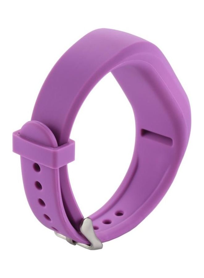 BGM Silicone Watchband For Garmin Vivofit 3 Smart Watch Purple - Image 2