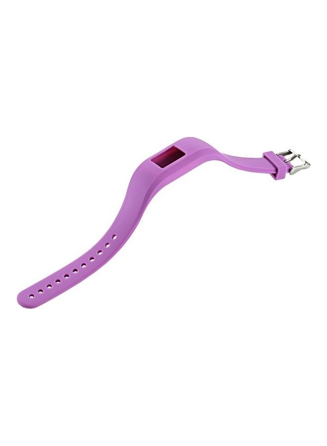 BGM Silicone Watchband For Garmin Vivofit 3 Smart Watch Purple - Image 3