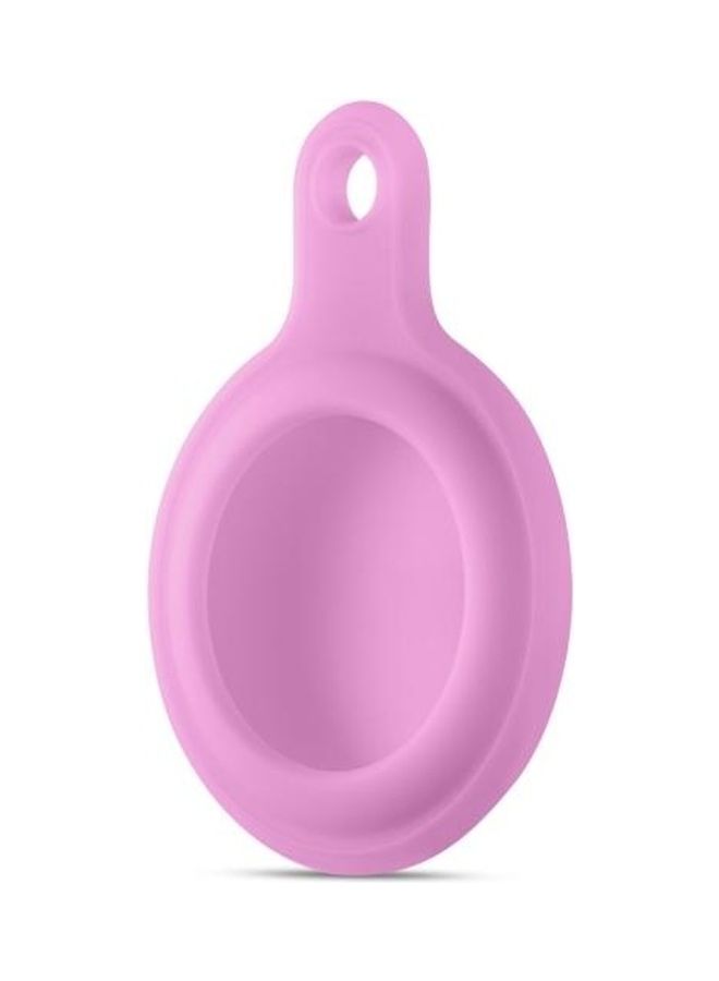 BGM - Discoloration in Sun Silicone Protective Cover Case for Apple AirTag Pink - Image 1