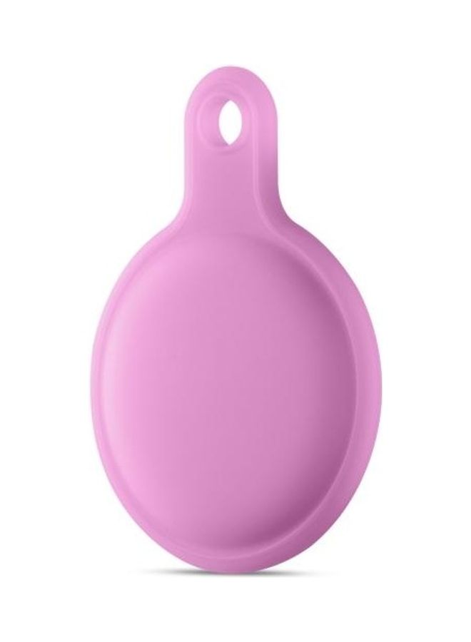BGM - Discoloration in Sun Silicone Protective Cover Case for Apple AirTag Pink - Image 1