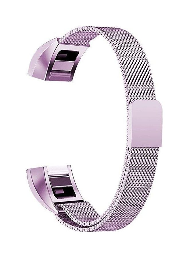 BGM Stainless Steel Replacement Strap Band for Fitbit Alta Light Purple - Image 1