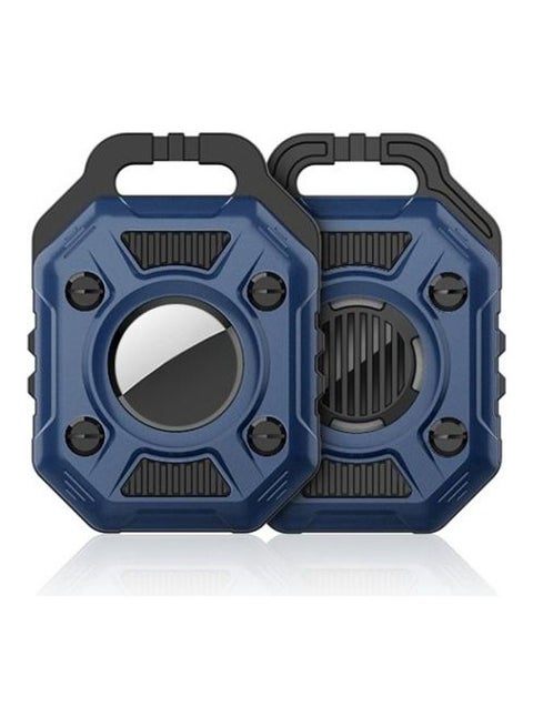 King Kong Series TPU with PC Protective Case Cover For Apple AirTag Dark Blue