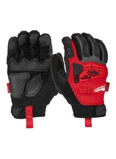 9 (L) Impact Demolition Gloves Red/Black 25 x 18 x 3.1cm