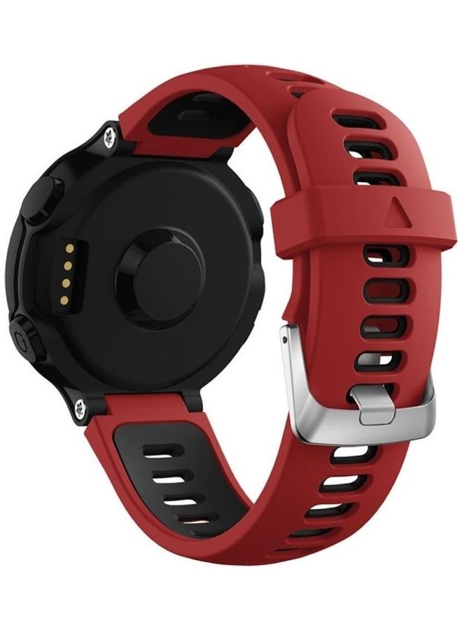 BGM Smart Watch Silicone Wrist Strap Watchband For Garmin Forerunner Red - Image 3