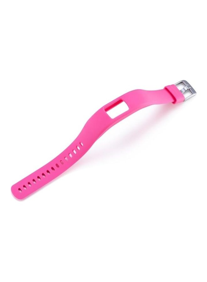 BGM Integrated Silicone Strap Gloss For Garmin Vivofit 4 Pink - Image 2