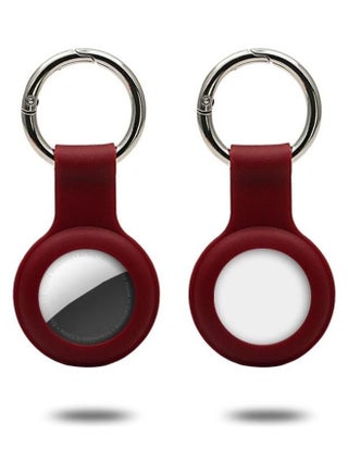 Silicone Case with Keychain Ring for Apple AirTag Red - v1631114153/N50686561A_1