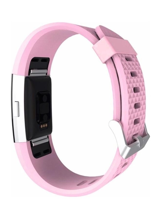 BGM Diamond Texture TPU Watchband For Fitbit Charger 2 Bracelet Watch , Pink - Image 5
