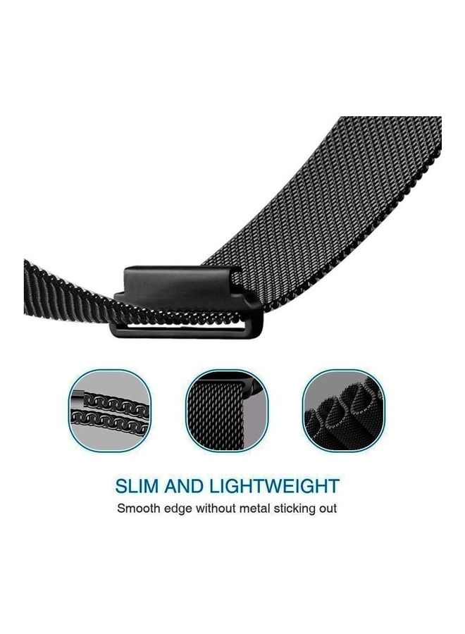 BGM Milanese Metal Strap 22mm For Huawei Watch GT2e GT2 46mm Black  - Image 3