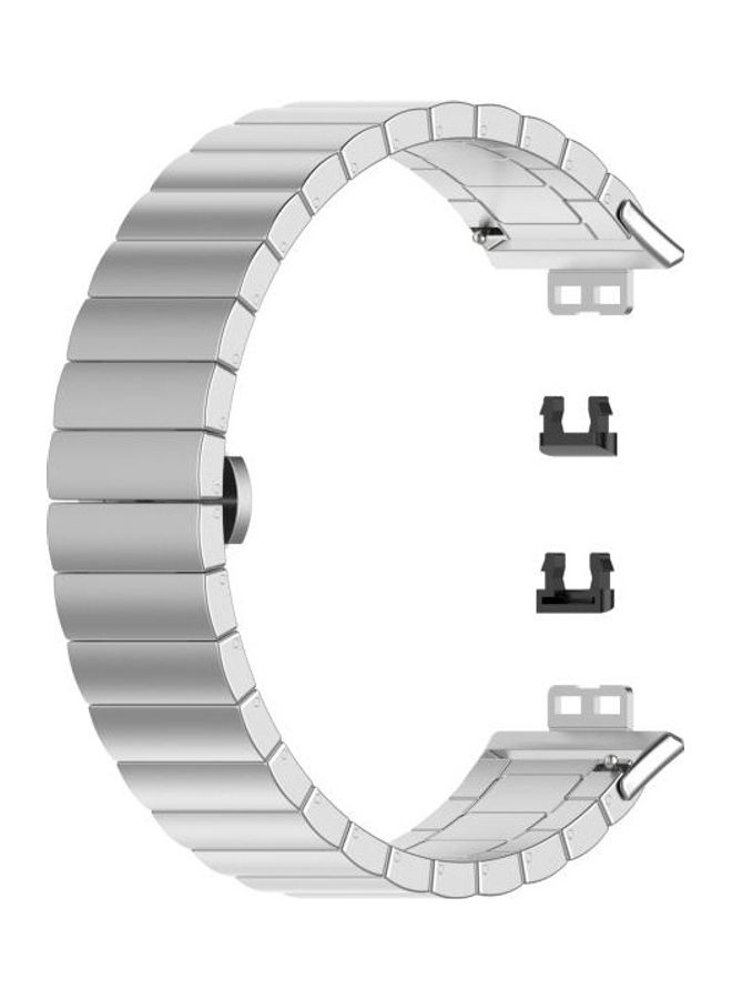 BGM For Huawei Watch Fit Replacement Strap Watchband Silver - Image 3