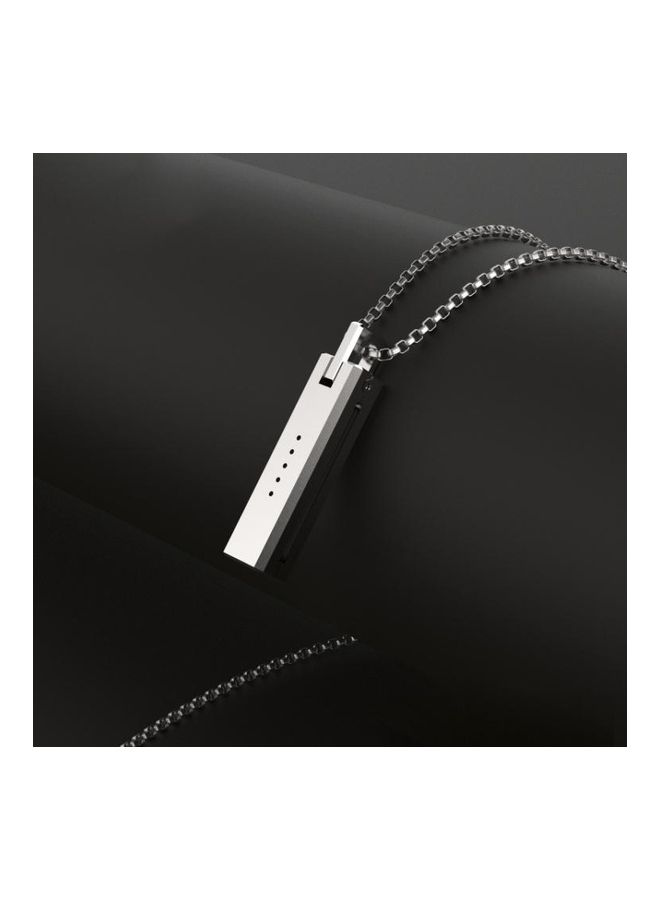 BGM Mijobs Metal Screwless Magnetic Pendant Necklace for Fitbit Flex 2 Black - Image 2