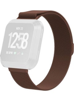 Milanese Watch Strap For Fitbit Versa 2 / Fitbit Versa / Fitbit Versa Lite Brown