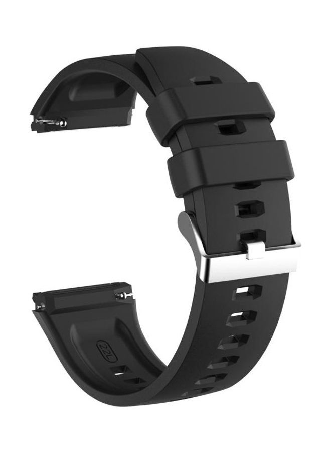 BGM Silicone Replacement Strap Watchband For Huawei Watch GT 2e Black - Image 1