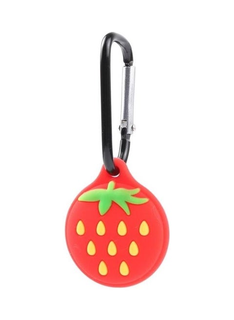 TPU Anti-Scratch Shockproof Protective Cover Soft Case with Keychain Ring Loop For Apple AirTag Multicolour
