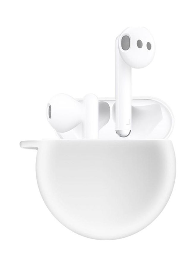 BGM Silicone Wireless Bluetooth Earphone Protective Case For Huawei FreeBuds 3 White - Image 2