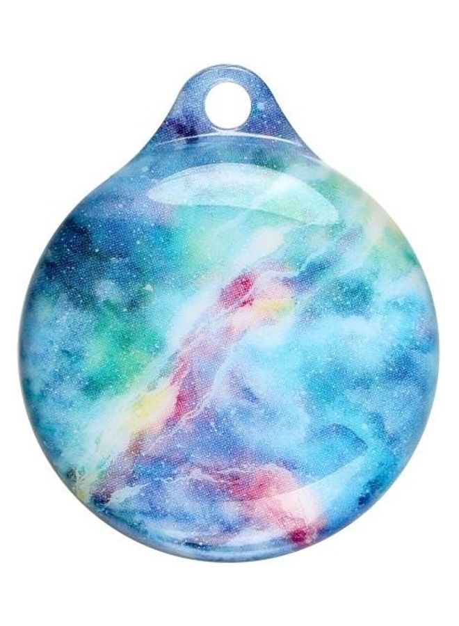 BGM - TPU Marble Pattern Shockproof Protective Cover Case with Keychain Hook Loop For Apple AirTag Multicolour - Image 1