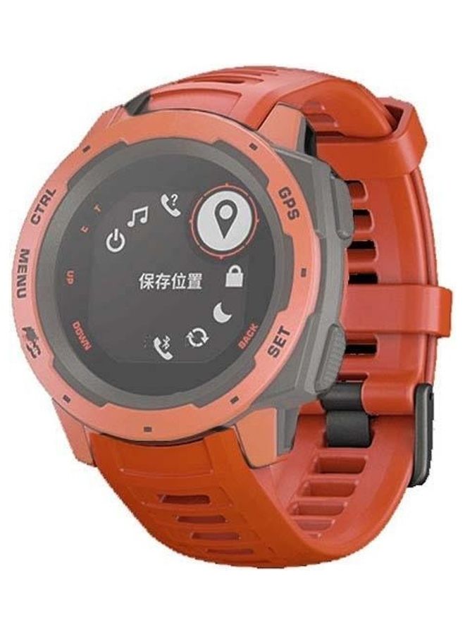 BGM Silicone Replacement Wrist Strap for Garmin Instinct 22mm Multicolour - Image 1