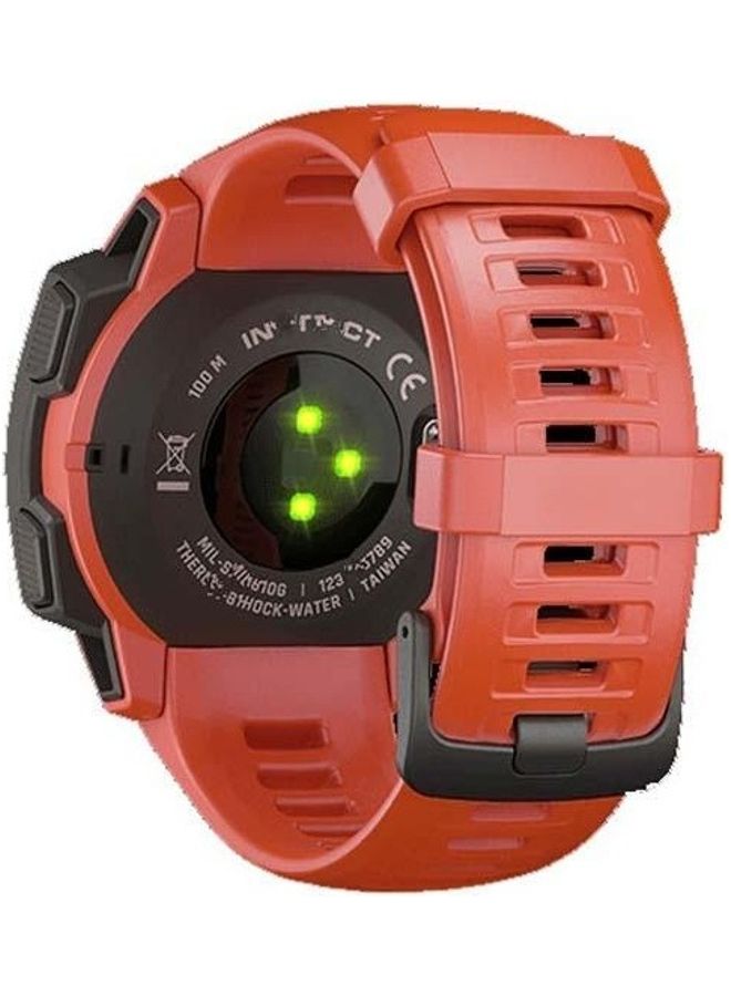 BGM Silicone Replacement Wrist Strap for Garmin Instinct 22mm Multicolour - Image 3