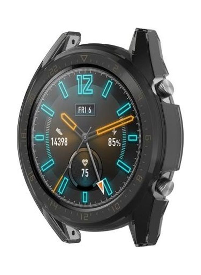 BGM Protective Case For Huawei GT 42mm Transparent Black - Image 4