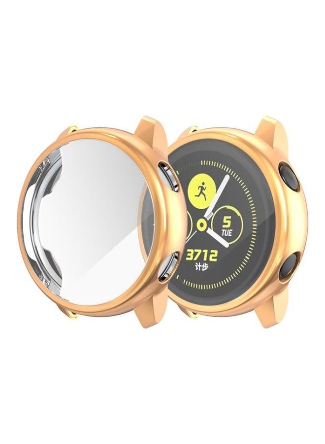 بي جي إم غطاء حماية واق من البولي يوريثان الحراري لهاتف سامسونج أكتيف ذهبي وردي - Image 3