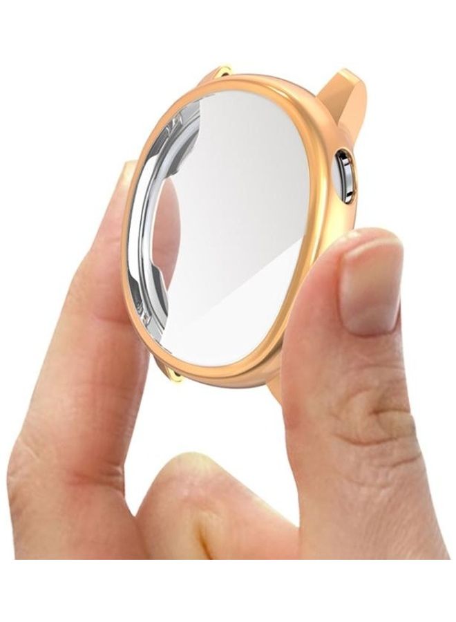 بي جي إم غطاء حماية واق من البولي يوريثان الحراري لهاتف سامسونج أكتيف ذهبي وردي - Image 4