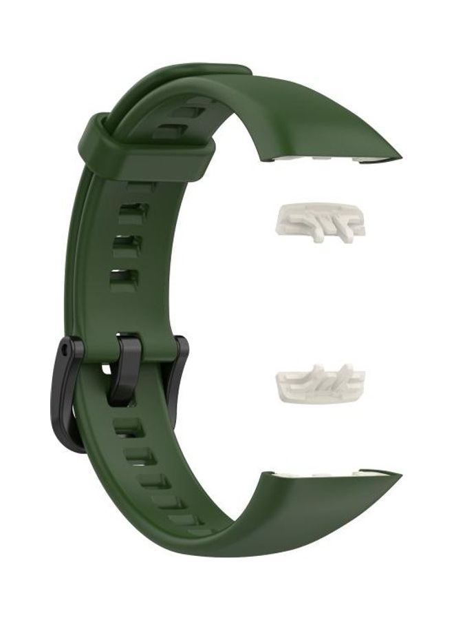 BGM TPU Replacement Strap Watchband For Huawei Honor Band 6 Green - Image 3