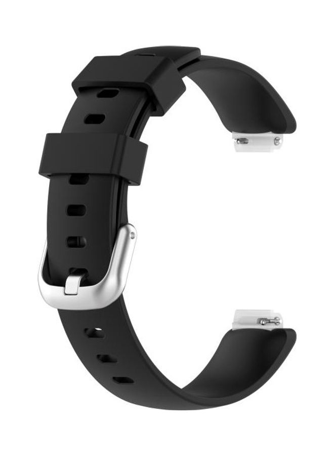 BGM Silicone Replacement Strap Watchband For Fitbit Ace 3 / Inspire 2 Black - Image 1