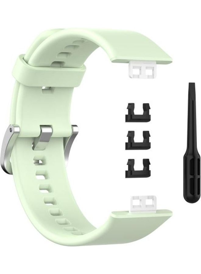 BGM Silicone Replacement Band Set For Huawei Watch Fit Green - Image 1