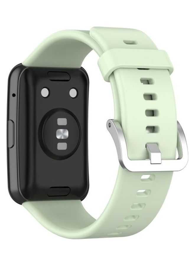 BGM Silicone Replacement Band Set For Huawei Watch Fit Green - Image 5