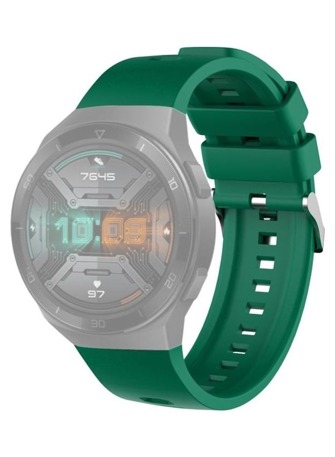 بي جي إم سوار بديل من السيليكون لساعة هواوي GT 2E أخضر - Image 4
