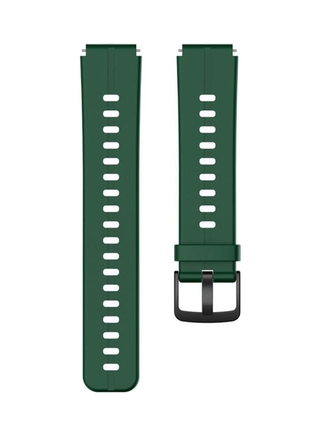 BGM Silicone Replacement Strap Watchband For Huawei TalkBand B6 Green - Image 2