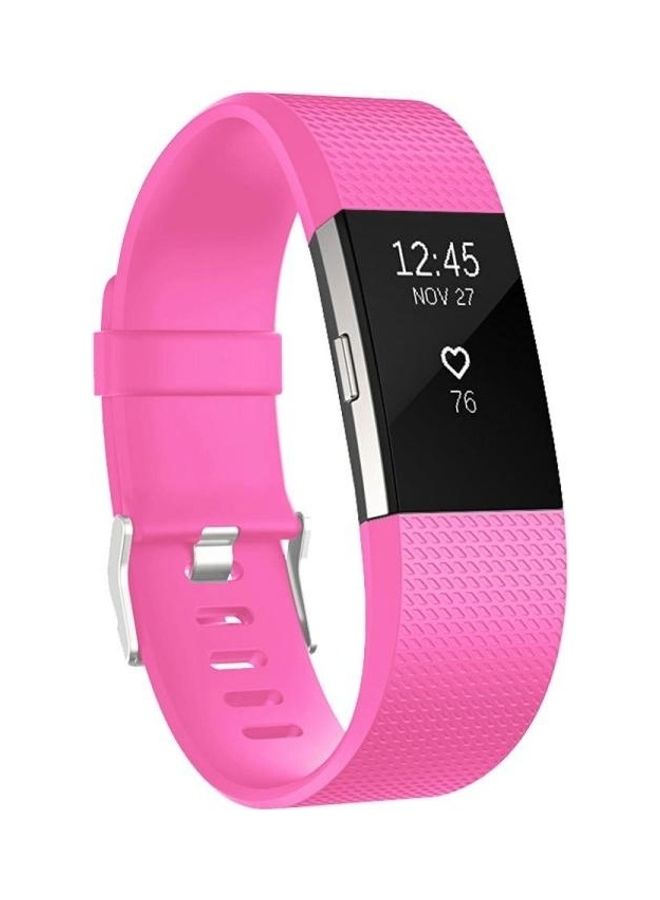 BGM Square Pattern Adjustable Sport Wrist Strap For Fitbit Charge 2 - Image 1