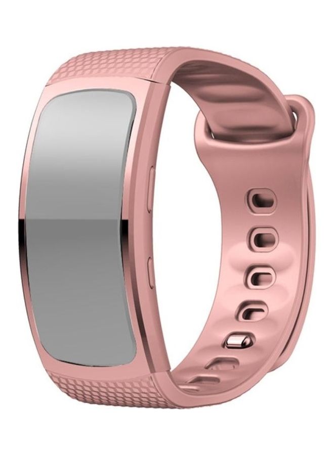 BGM Silicone Replacement Strap Watchband For Samsung Gear Fit2 Pro Pink - Image 1