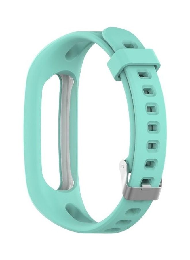 BGM Universal Silicone Replacement Wrist Strap Watchband For Huawei Honor Band 4 Running Version/Band 3e Green - Image 2