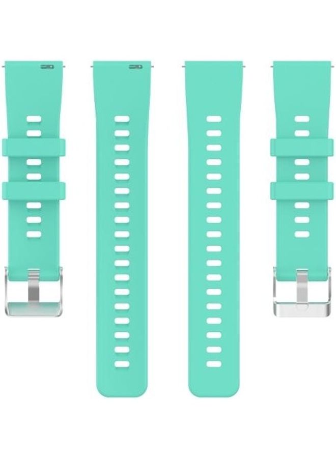 BGM ES Silicone Replacement Wrist Strap Watchband For Huawei Honor Watch Green - Image 2